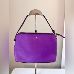 Kate spade wristlet purple bag, beautiful condition